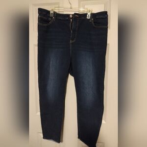 Women's Dark Blue Stretch Jeans